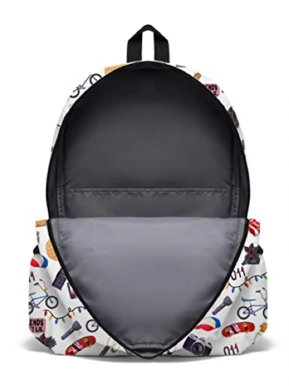 Friends Don't Lie White Graphic Backpack - Women